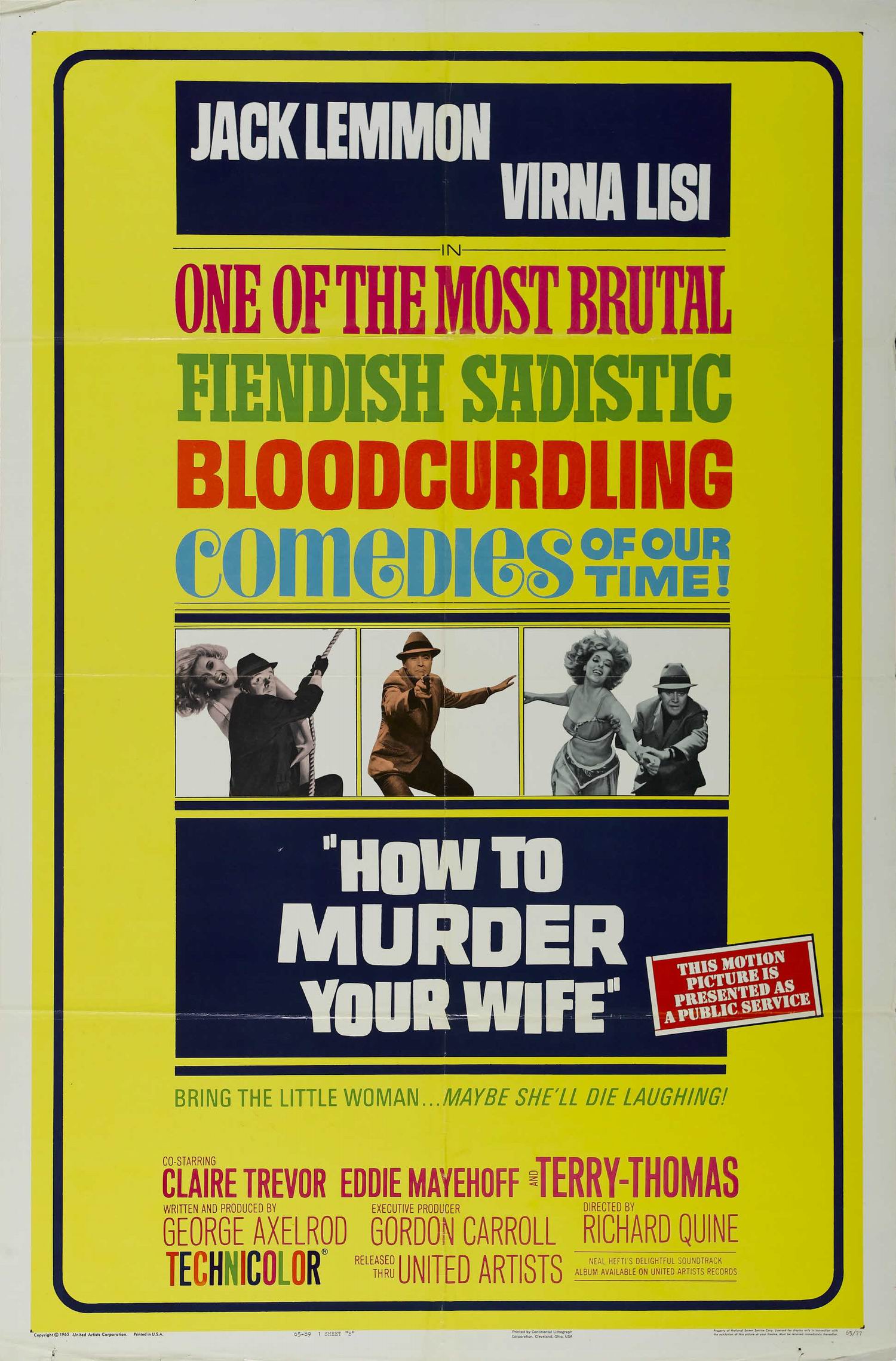 HOW TO MURDER YOUR WIFE how to murder your wife: