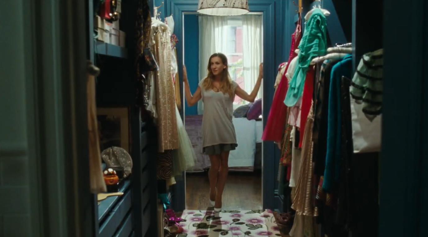 Sex and the city movie walk in closet