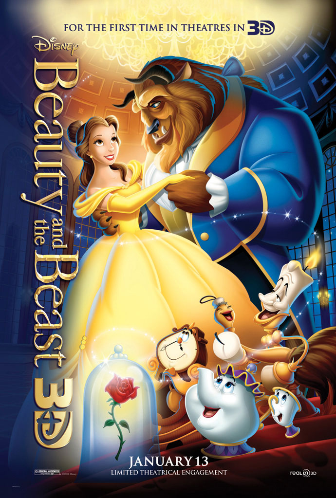 A fost lansat noul poster lui Beauty and the Beast 3D