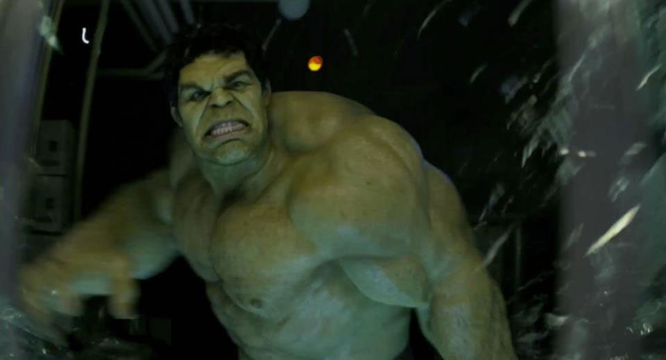 Hulk îşi încordează mușchii în The Avengers