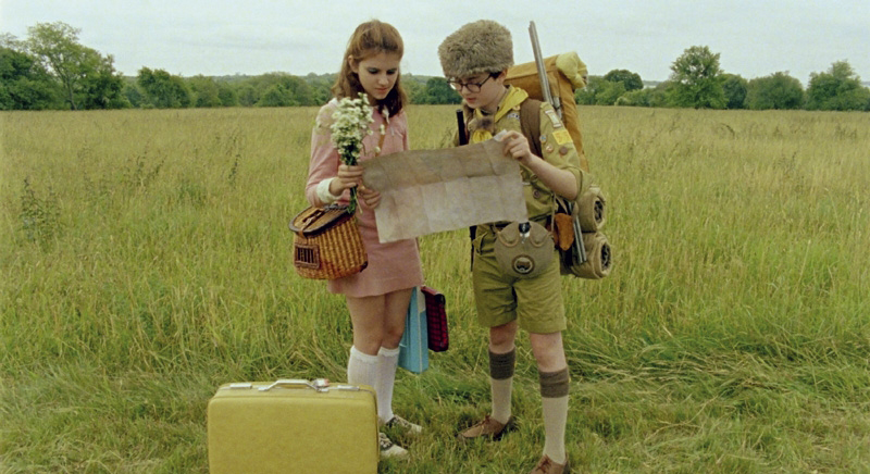 Poster de basm  pentru noul film al lui Wes Anderson, Moonrise Kingdom