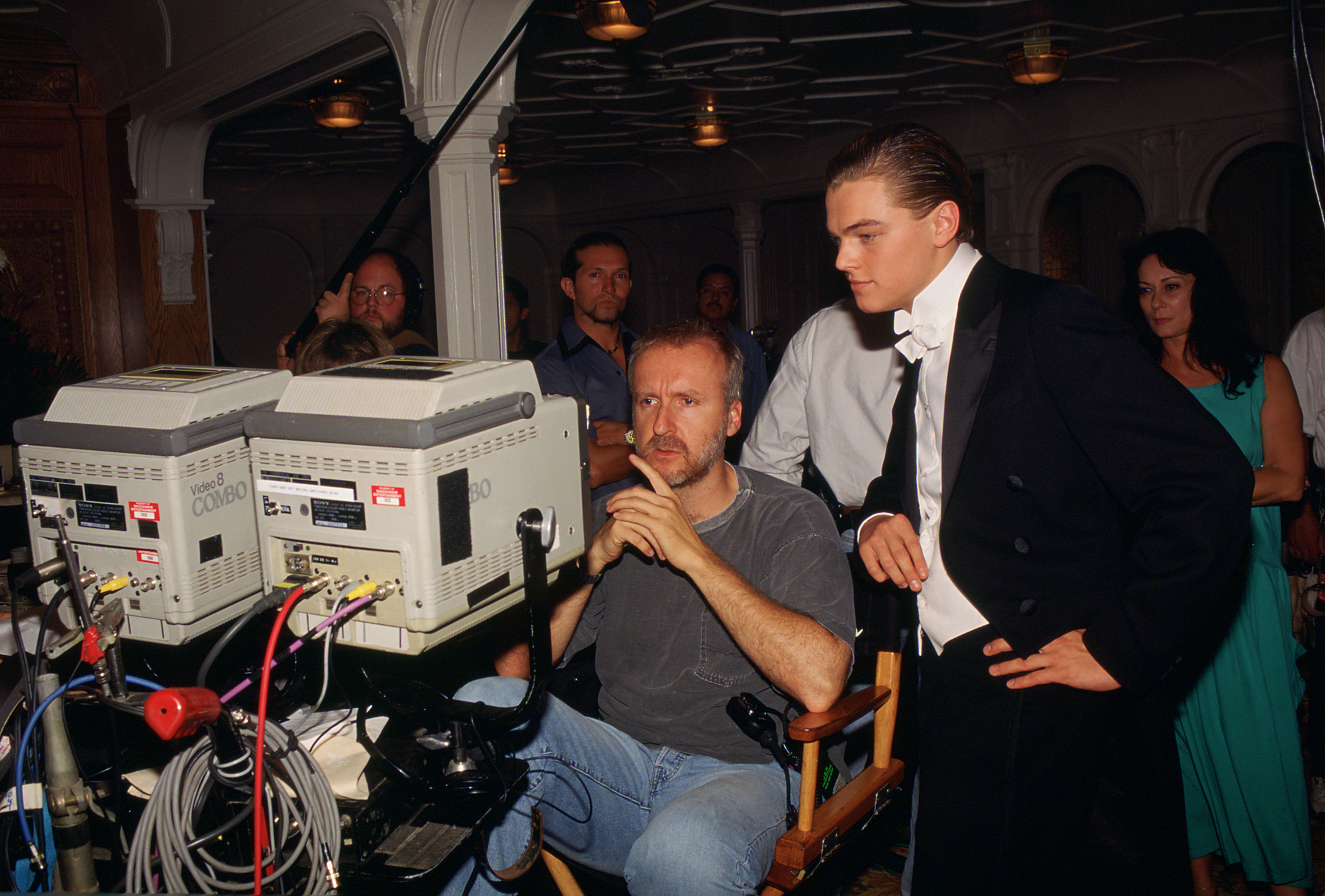 Poze James Cameron, Leonardo DiCaprio în  Titanic