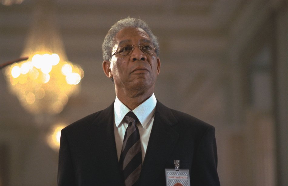 Poze Morgan Freeman în  The Sum of All Fears