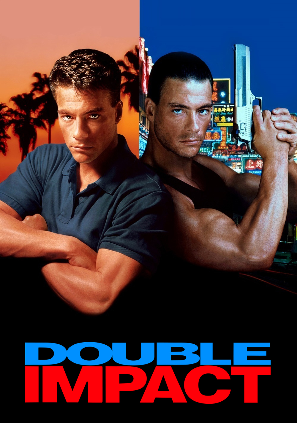 Double Impact Film Complet Version Française Poster Double Impact (1991) - Poster Dublu impact - Poster 3 din 5
