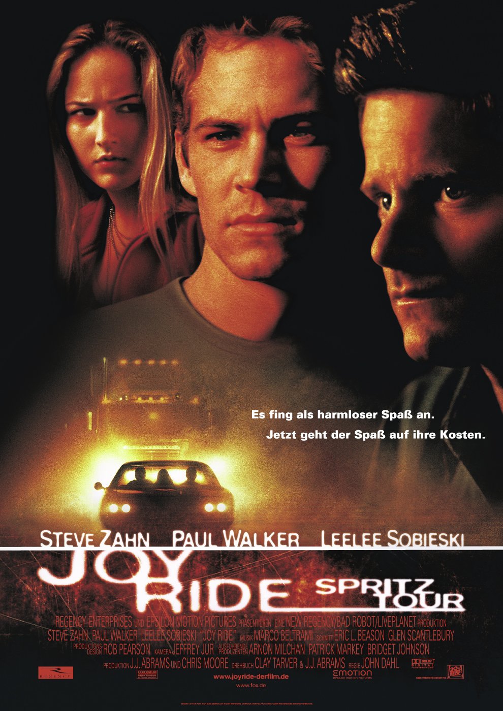 Poster Joy Ride 2001 Poster Glumă Mortală Poster 1 Din 9 Cinemagiaro 9193