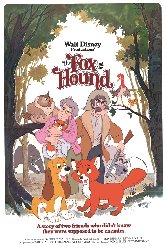 Vulpea Si Cainele Dublat In Romana Poster The Fox and the Hound (1981) - Poster Vulpea și Câinele - Poster