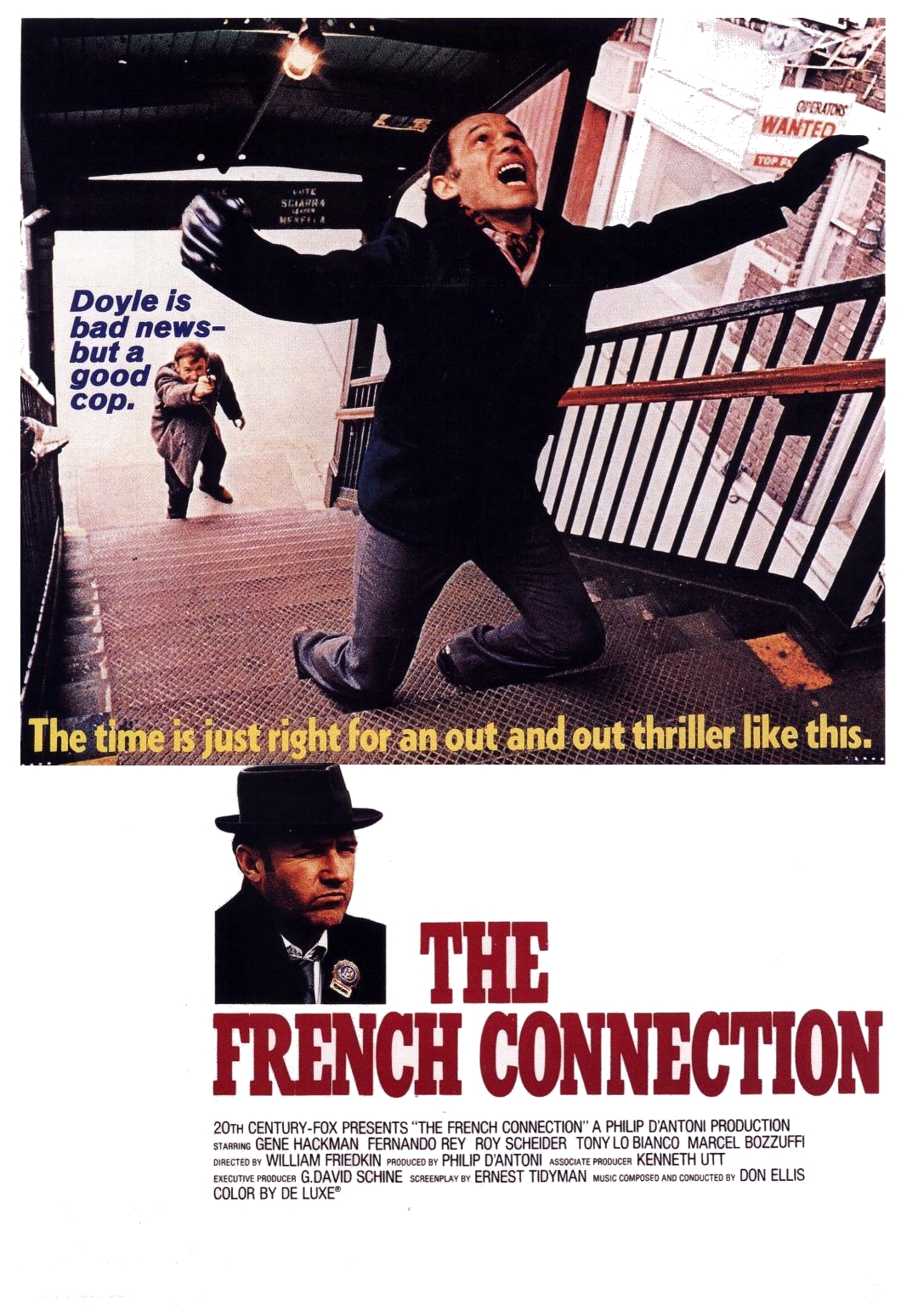 Poster The French Connection (1971) - Poster Filiera Franceză - Poster ...