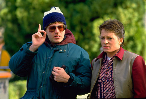 Poze Robert Zemeckis, Michael J. Fox în  Back to the Future