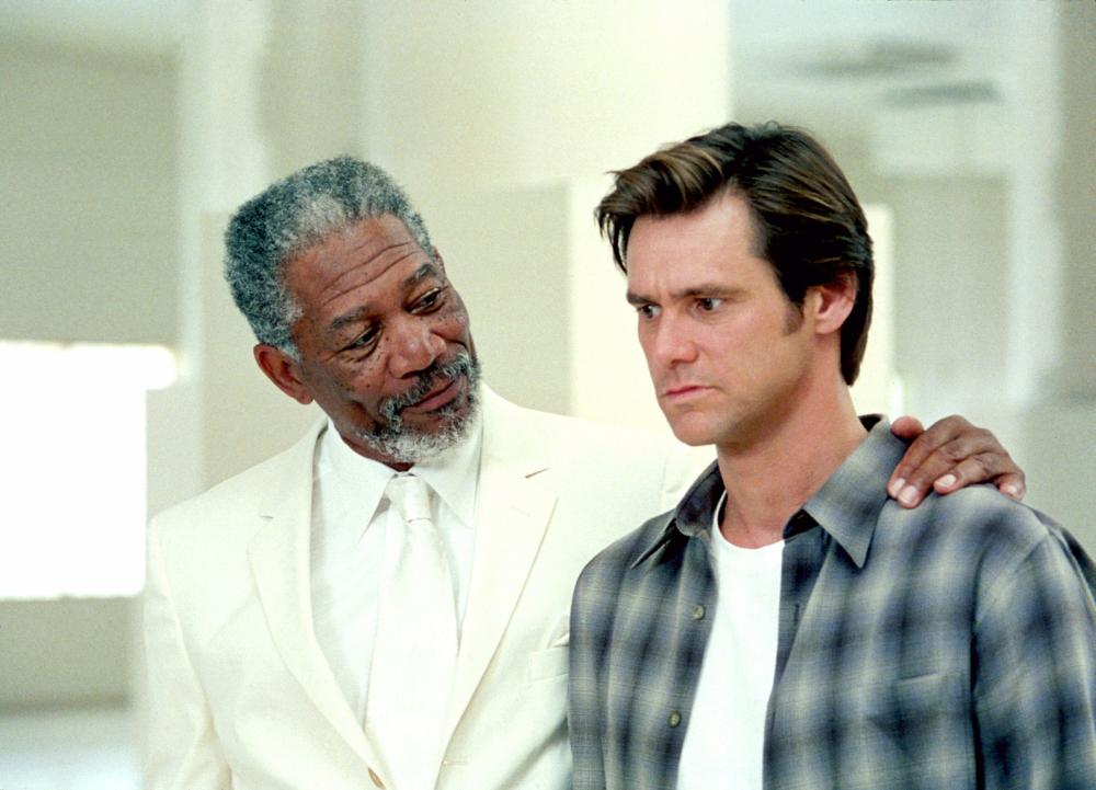 Poze Morgan Freeman, Jim Carrey în  Bruce Almighty
