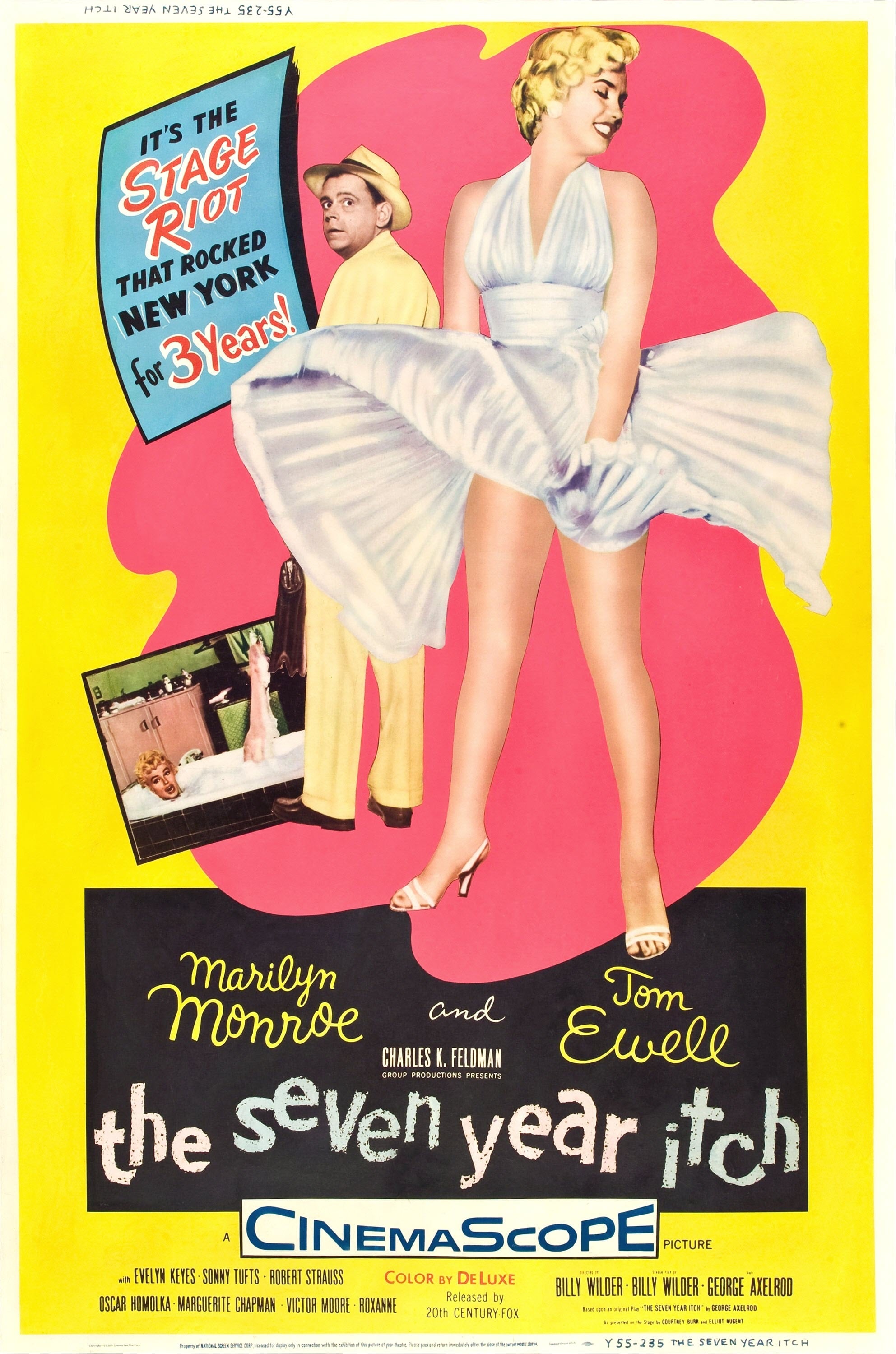 Poster The Seven Year Itch 1955 Poster Șapte Ani De Casnicie Poster 5 Din 18 Cinemagiaro