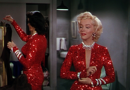Poze Marilyn Monroe în  Gentlemen Prefer Blondes