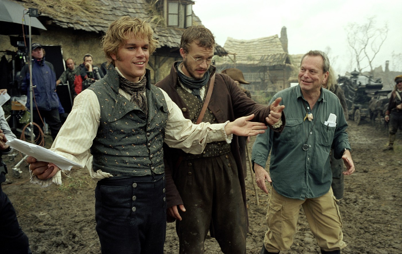 Poze Matt Damon, Heath Ledger, Terry Gilliam în  The Brothers Grimm