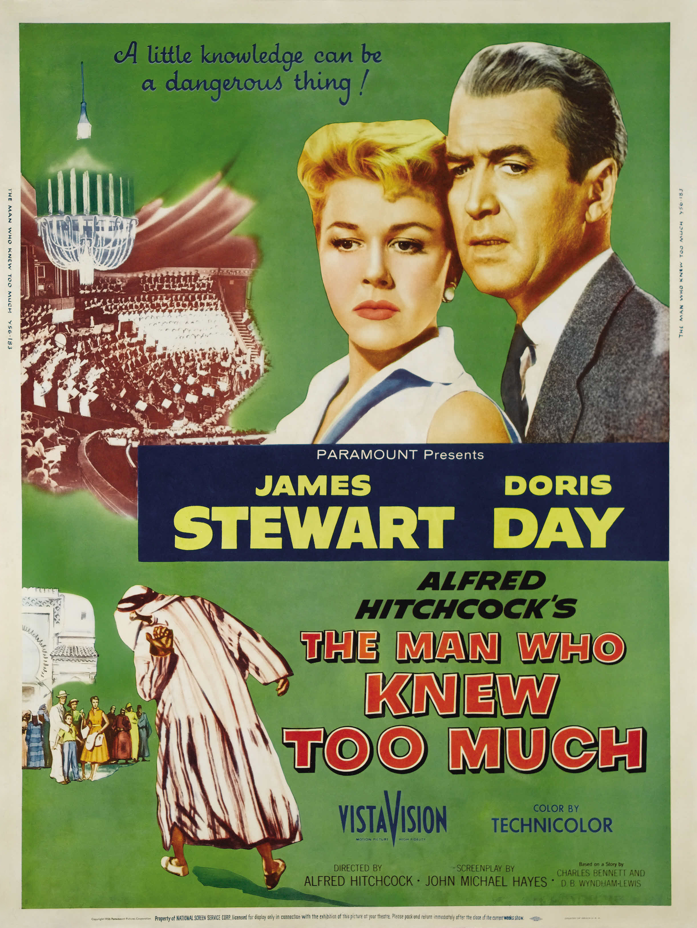 Poster The Man Who Knew Too Much (1956) Poster Omul care știa prea