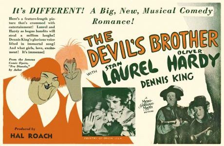 Poster The Devil's Brother (1933) - Poster Fra Diavolo - Poster 22 Din ...