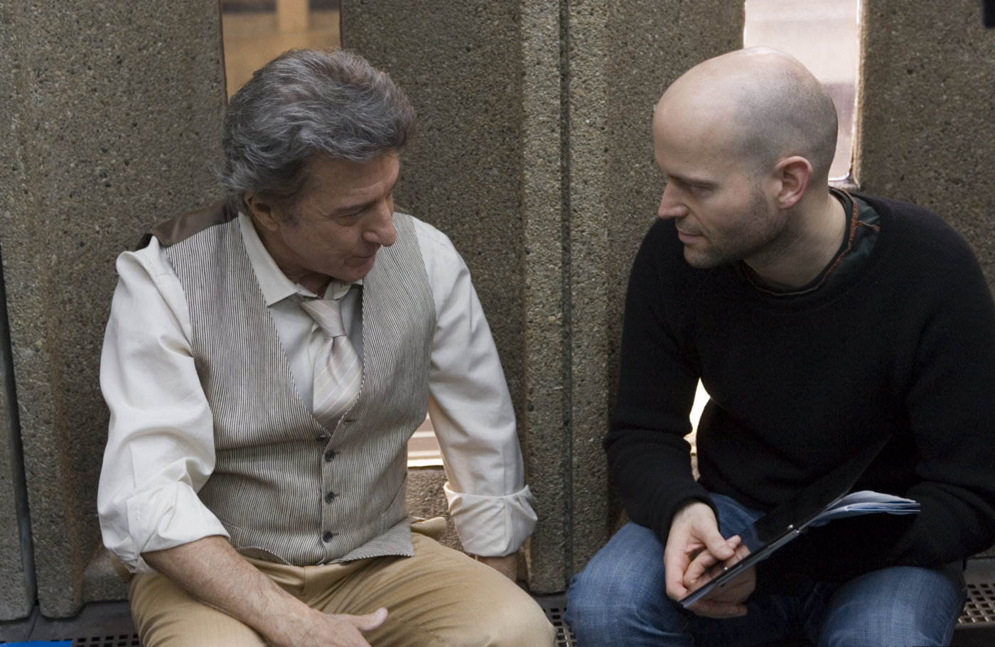 Poze Dustin Hoffman, Marc Forster în  Stranger Than Fiction