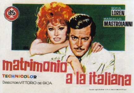 Poster Matrimonio all'italiana (1964) - Poster Căsătorie ...