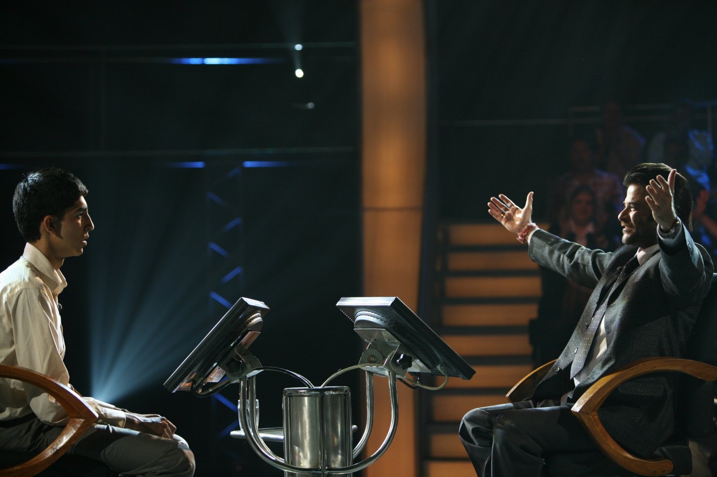Poze Dev Patel, Anil Kapoor în  Slumdog Millionaire
