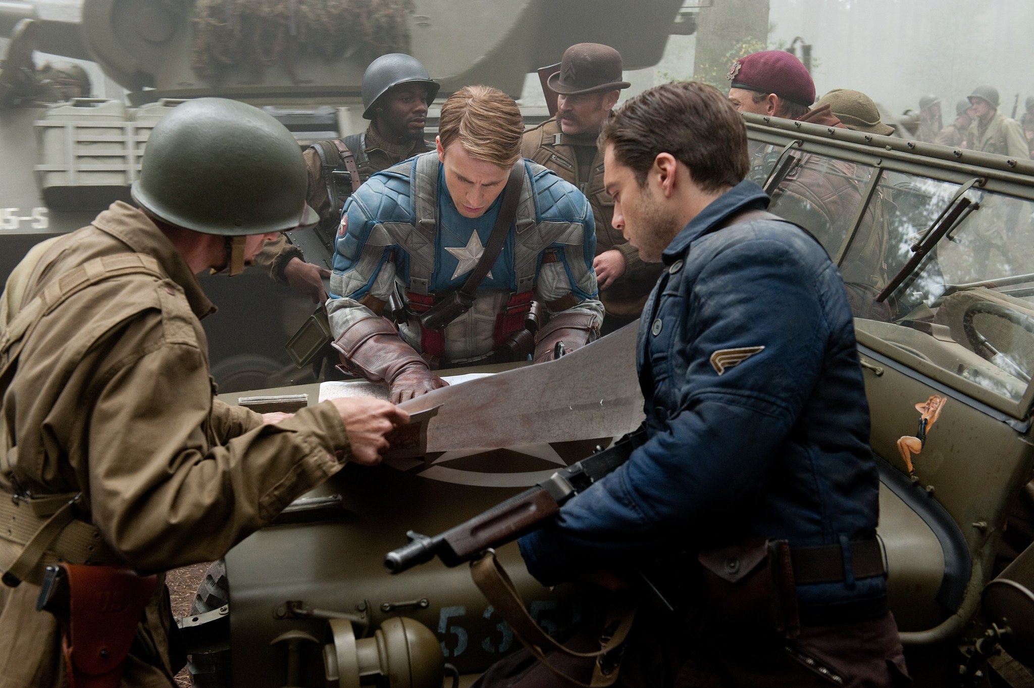 Poze Chris Evans, Sebastian Stan în  Captain America: The First Avenger