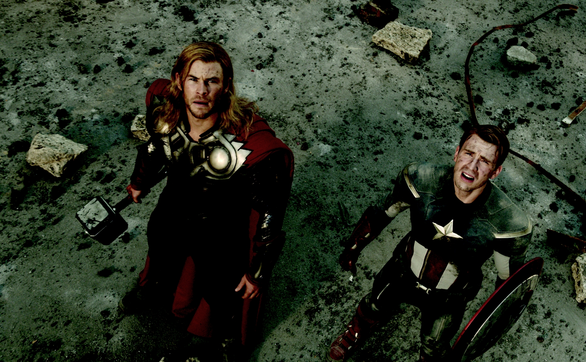 Poze Chris Hemsworth, Chris Evans în  The Avengers