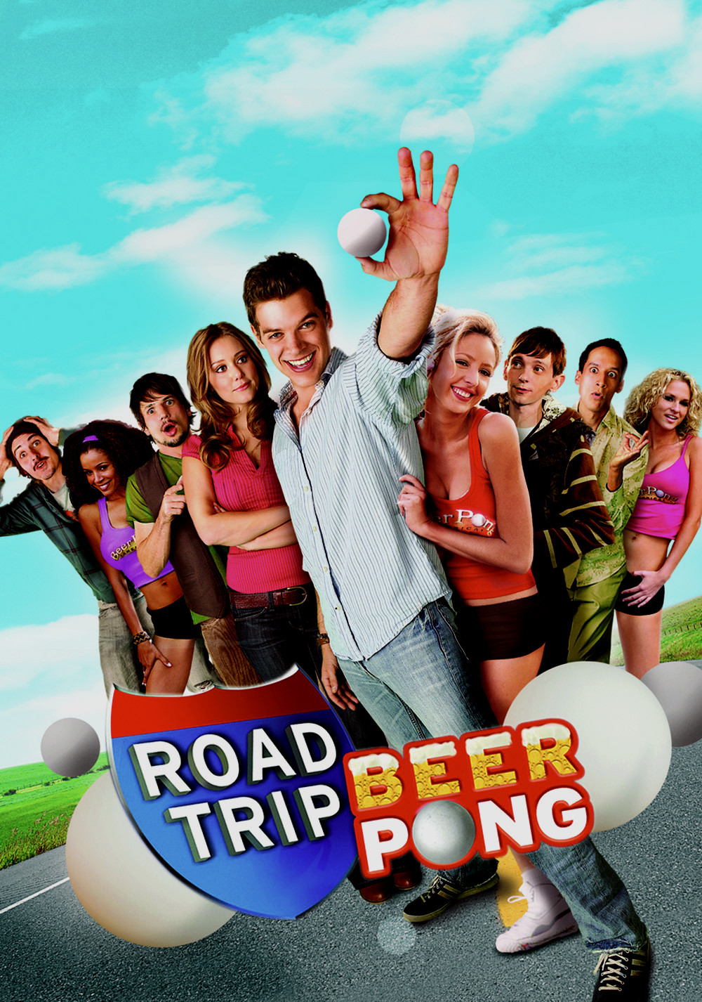 the cast of road trip beer pong