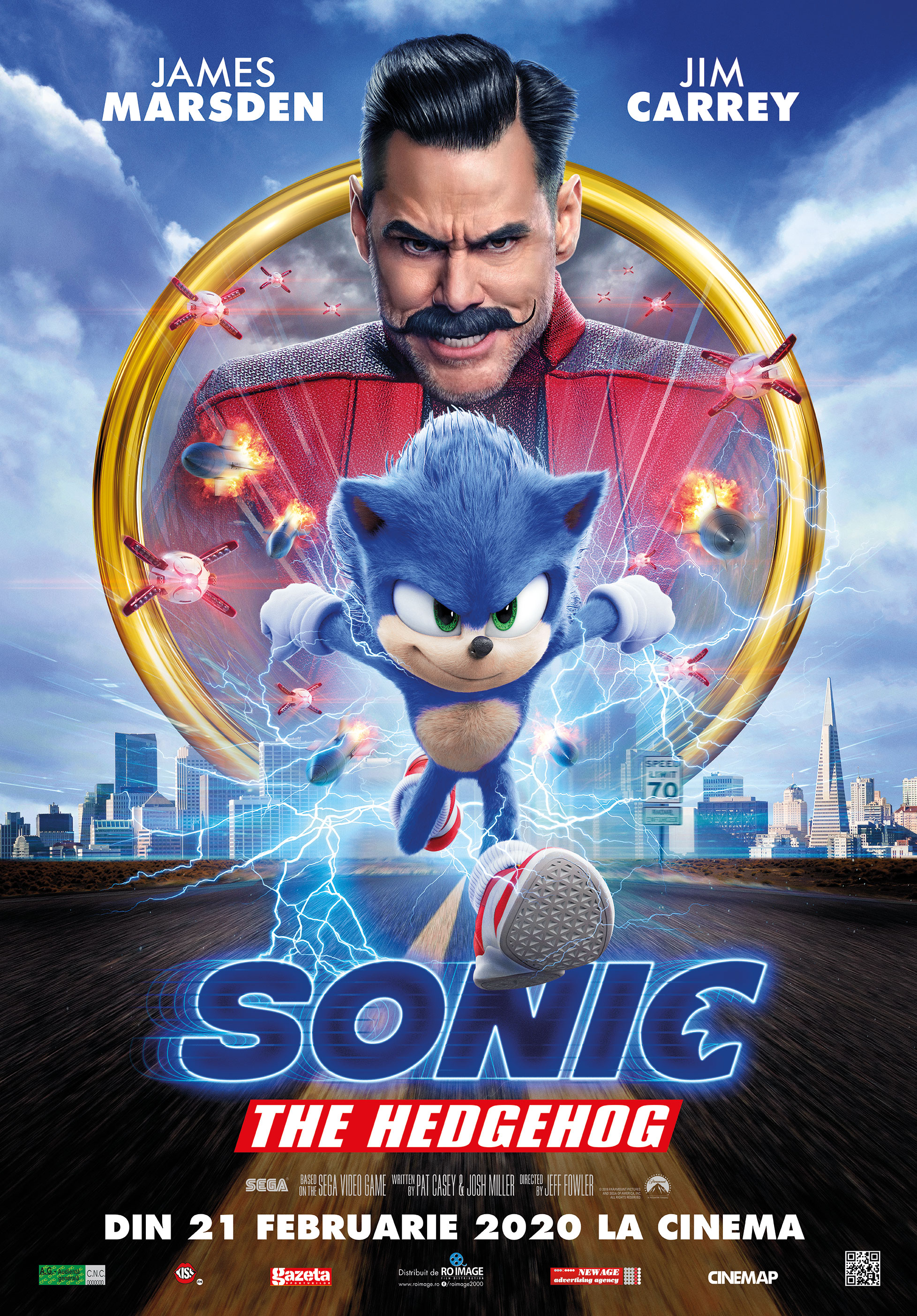 Fantasia de filme de luxo de Sonic - Sonic The Hedgehog Deluxe Movie