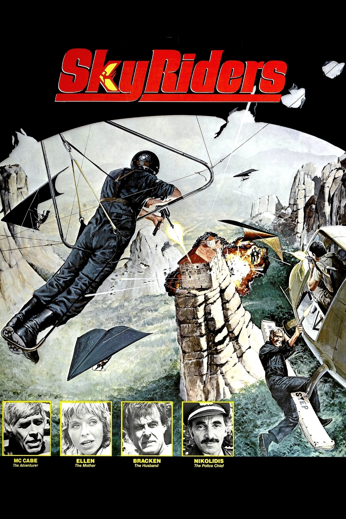 Poster Sky Riders (1976) Poster 1 din 6 CineMagia.ro