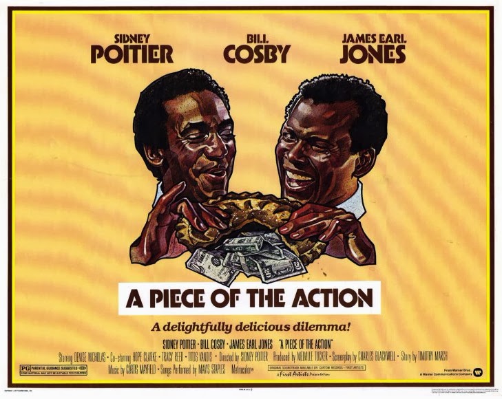 Poster rezolutie mare A Piece of the Action (1977) Poster Escroci de