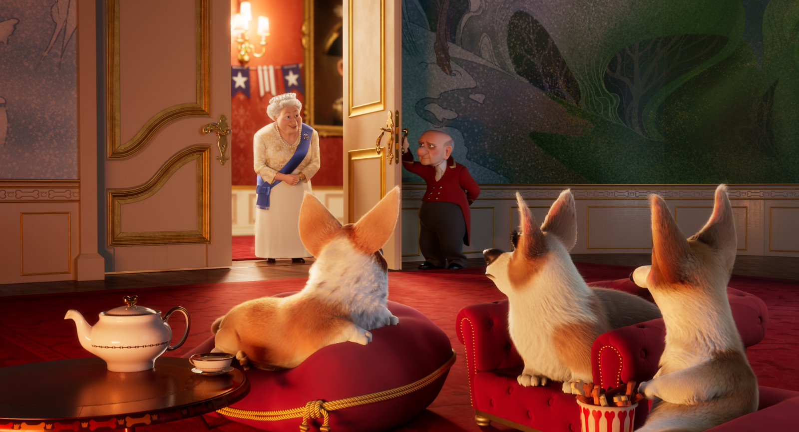 Corgii Cateii Reginei Dublat In Romana Imagini The Queen's Corgi (2020) - Imagini Corgi, Cățeii reginei