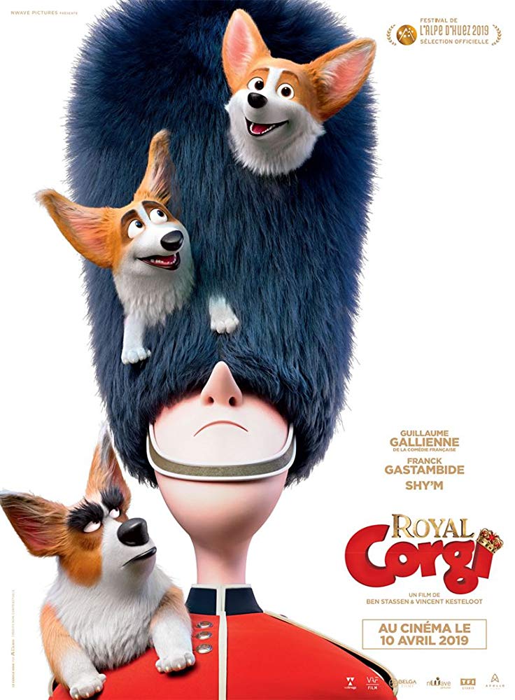 Corgii Cateii Reginei Dublat In Romana Poster The Queen's Corgi (2019) - Poster Corgi, Cățeii reginei - Poster