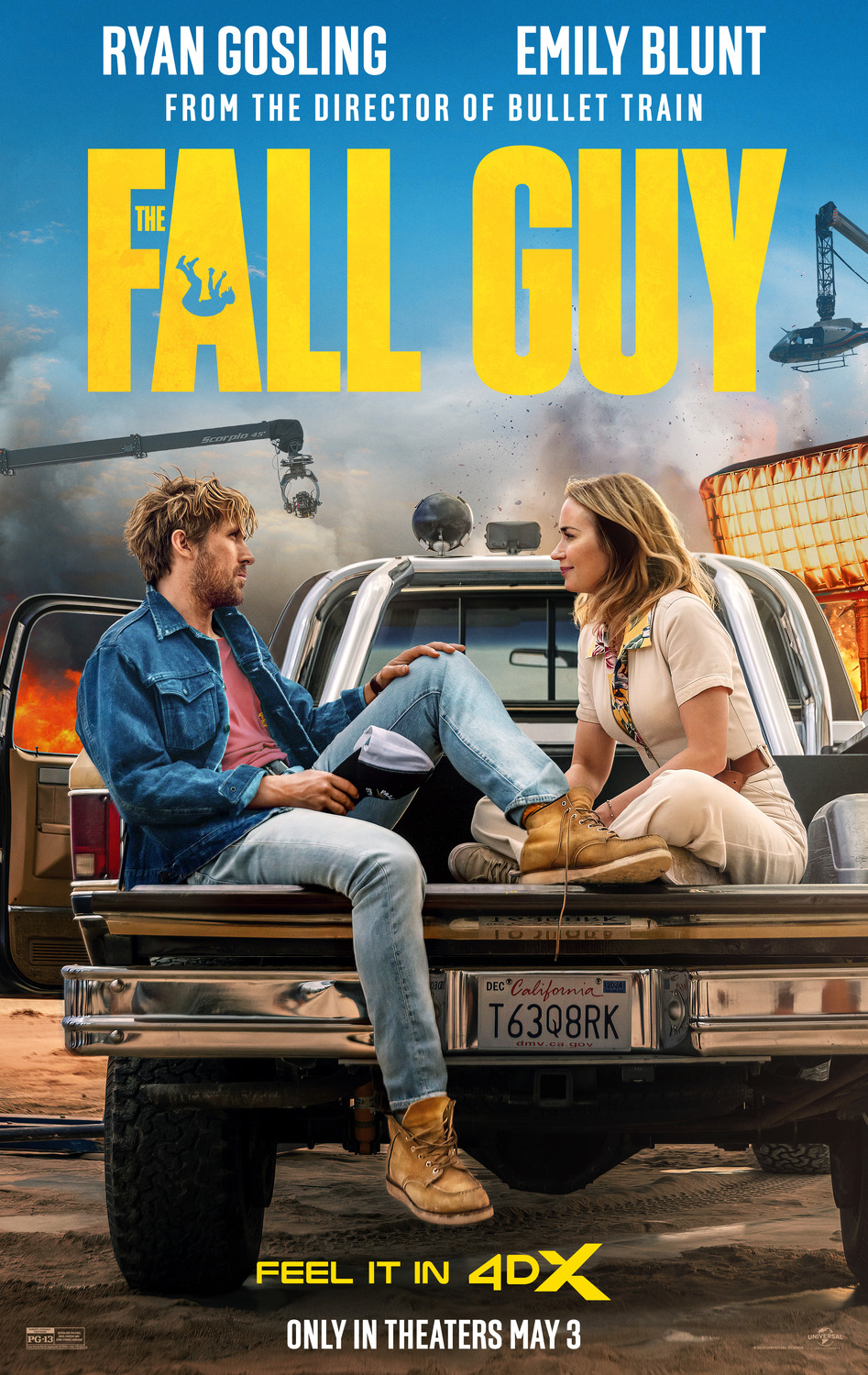 Poster rezolutie mare The Fall Guy (2024) Poster Cascadorul Poster