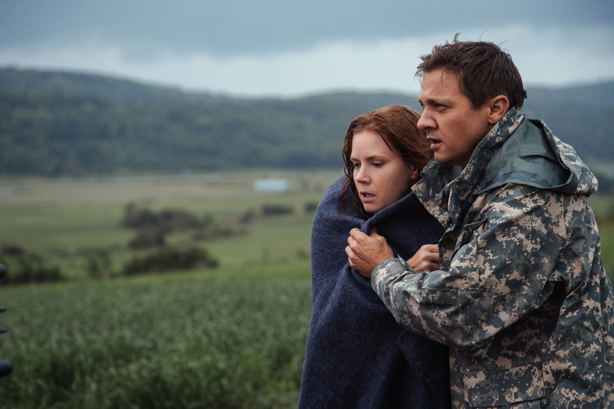 Poze Amy Adams, Jeremy Renner în  Arrival