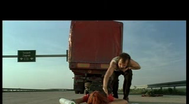 Trailer Sivi kamion crvene boje