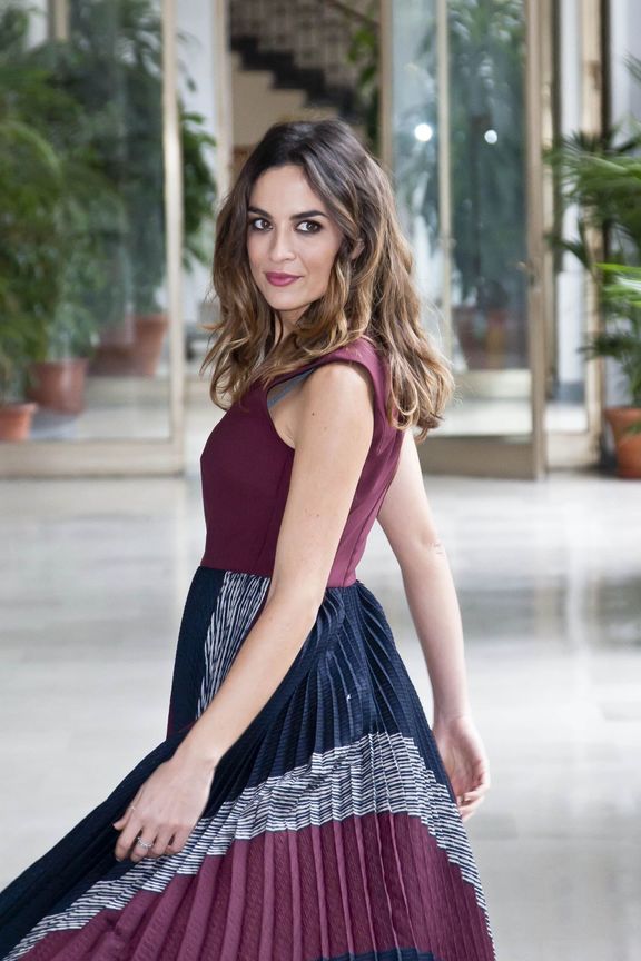 Coast lola three clearance tone pleated dress