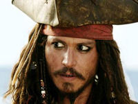 Johnny Depp in "Piratii din Caraibe 4"