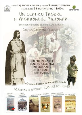 Un ceai tradiţional, un dans clasic indian şi Vagabondul milionar, la Cărtureşti Verona!