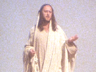 O singură secvență cu Iisus jucat de Kenneth Colley în  Monty Python's Life Of Brian (Terry Jones, 1979)
