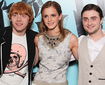 Rupert Grint, Emma Watson şi Daniel Radcliffe