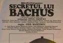 Articol Secretul lui Bachus, pe DVD şi la cinema