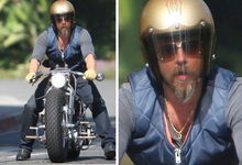 Brad Pitt a avut un accident de motocicletă