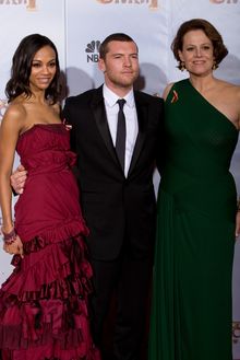 Zoe Saldana, Sam Worthington şi Sigourney Weaver