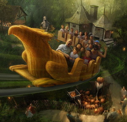 Fascinanta lume a lui Harry Potter într-un parc de distracţii fabulos - GALERIE FOTO