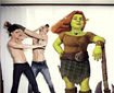 Pictorial controversat cu personajele din seria Shrek - GALERIE FOTO