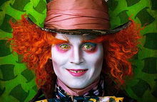 Depp a avut coşmaruri în timpul filmărilor la Alice in Wonderland