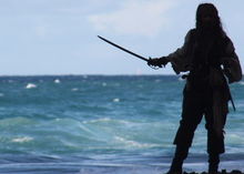 Prima imagine cu Johnny Depp în Pirates of the Caribbean: On Stranger Tides
