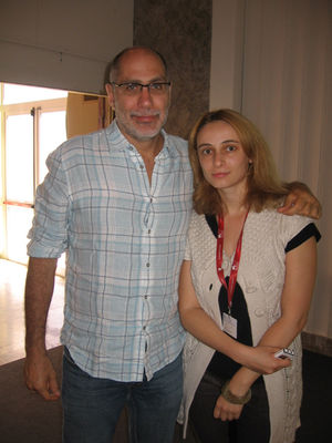 Guillermo Arriaga si corespondentul Cinemagia la Festivalul de la Venetia
