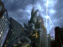 Godzilla se luptă cu alţi monştri