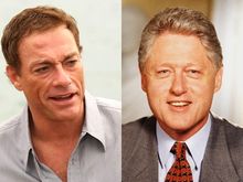 Ca nuca-n perete! Apariţii surprinzătoare ale lui Bill Clinton şi Jean Claude Van Damme