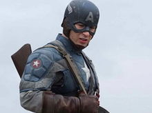 O nouă imagine a lui Captain America în costumul albastru