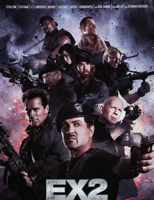 Primul poster oficial al lui The Expendables 2!