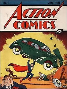 O copie a primului număr al Action Comics, cea mai scumpă revistă de benzi desenate din lume
